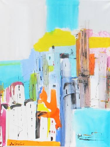 Original Architecture Paintings by Gisela Gaffoglio