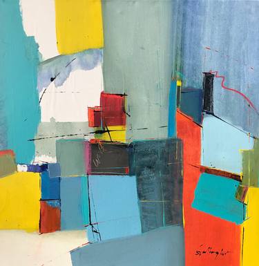 Original Abstract Paintings by Gisela Gaffoglio