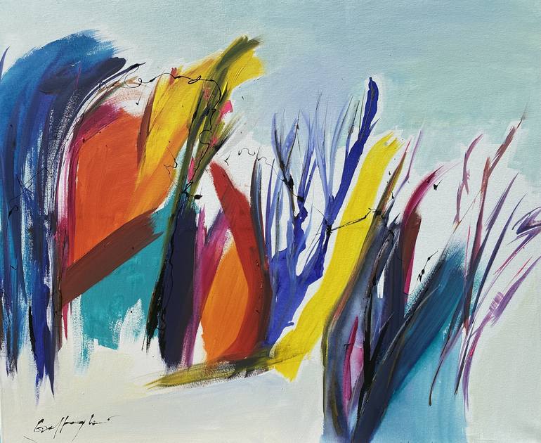 Print of Abstract Nature Paintings by Gisela Gaffoglio