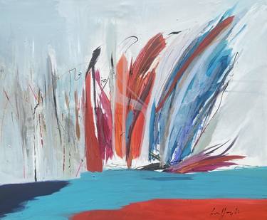 Print of Abstract Expressionism Abstract Paintings by Gisela Gaffoglio