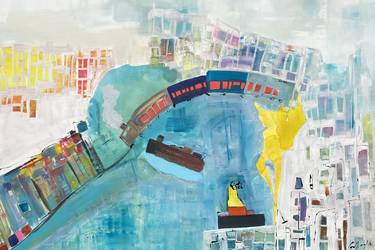 Original Architecture Paintings by Gisela Gaffoglio