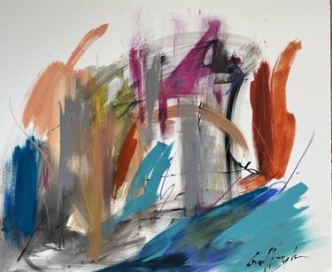 Original Abstract Expressionism Abstract Paintings by Gisela Gaffoglio