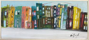 Print of Expressionism Architecture Paintings by Gisela Gaffoglio