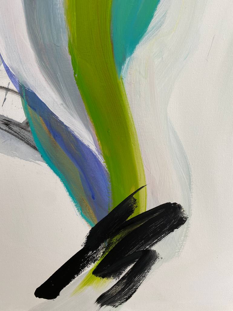 Original Abstract Expressionism Abstract Painting by Gisela Gaffoglio