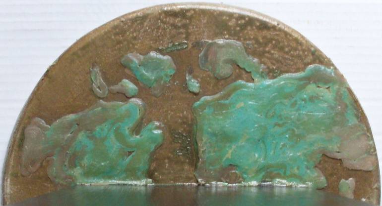 Original Abstract Religion Sculpture by Willi Bambach
