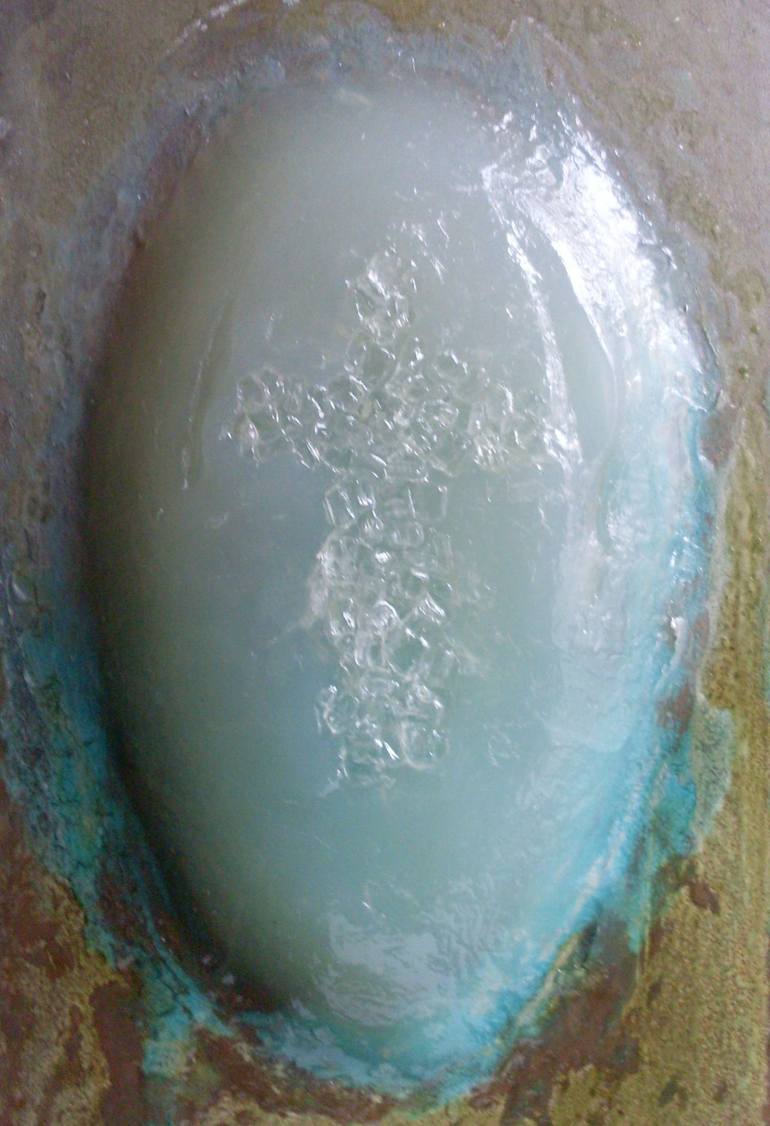 Original Abstract Religion Sculpture by Willi Bambach