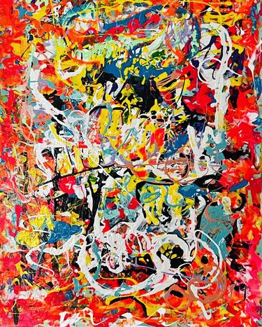 Original Abstract Expressionism Abstract Paintings by Karl Greaves