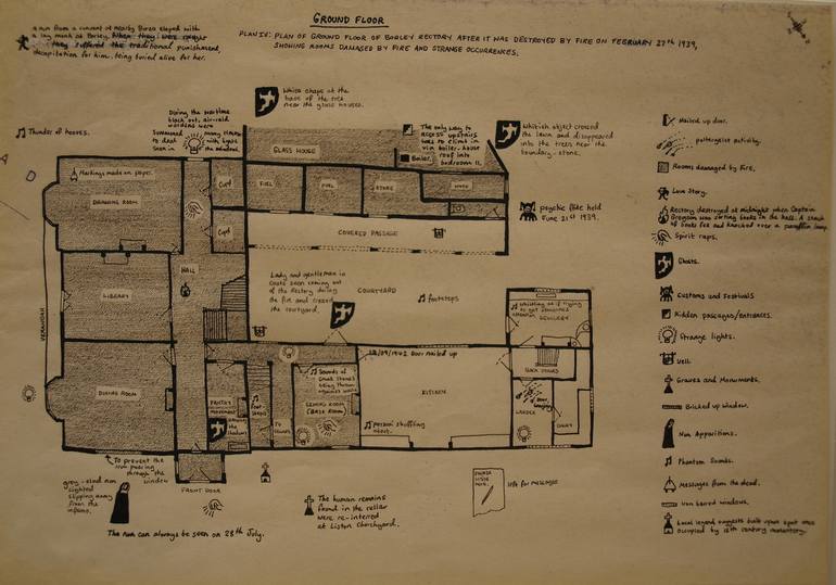 Ground Floor Plan Iv Plan Of Ground Floor Of Borley Rectory