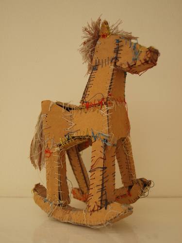 Saatchi Art Artist Hannah Taggart; Sculpture, “Rocking Horse maquette” #art