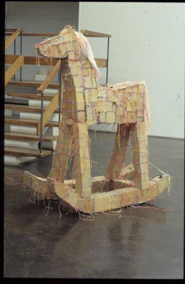 Original Expressionism Horse Sculpture by Hannah Taggart