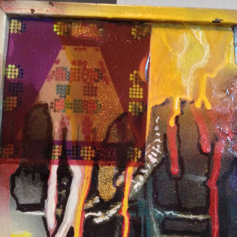 Original Abstract Expressionism Cartoon Collage by Gareth Taylor