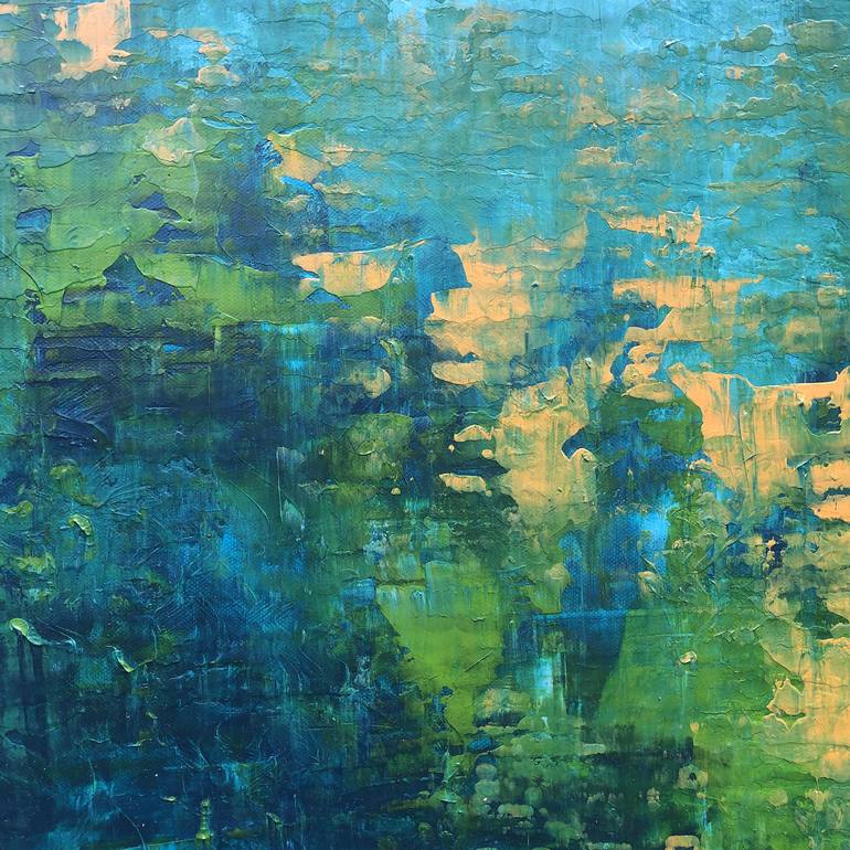 Original Abstract Water Painting by Lyra Morgan