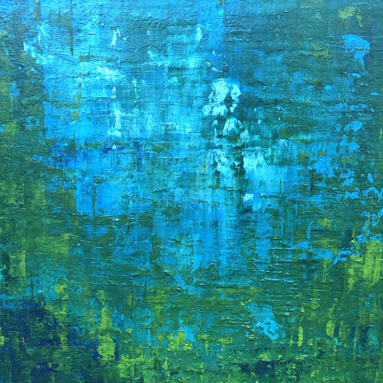 Original Abstract Water Painting by Lyra Morgan