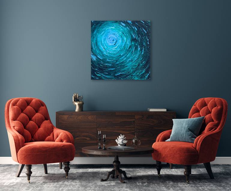 Original Abstract Water Painting by Lyra Morgan