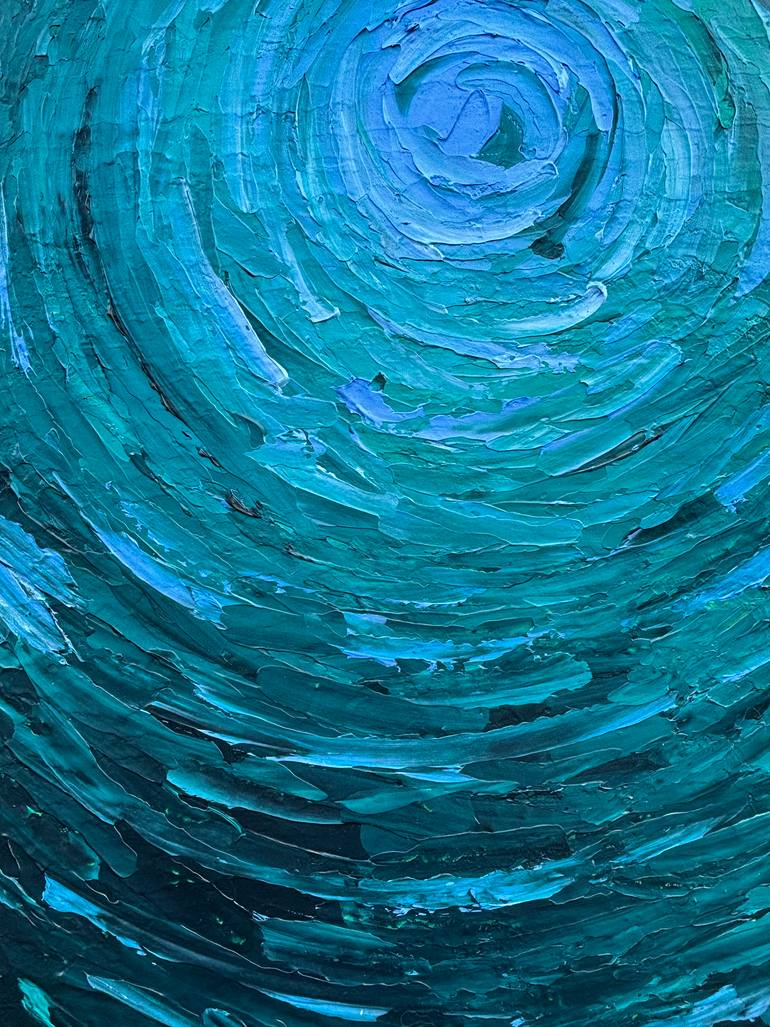 Original Abstract Water Painting by Lyra Morgan