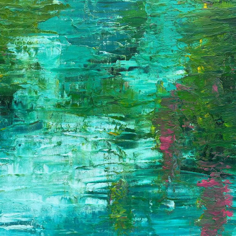 Original Abstract Water Painting by Lyra Morgan