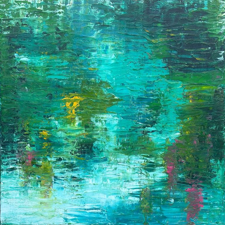 Original Abstract Water Painting by Lyra Morgan
