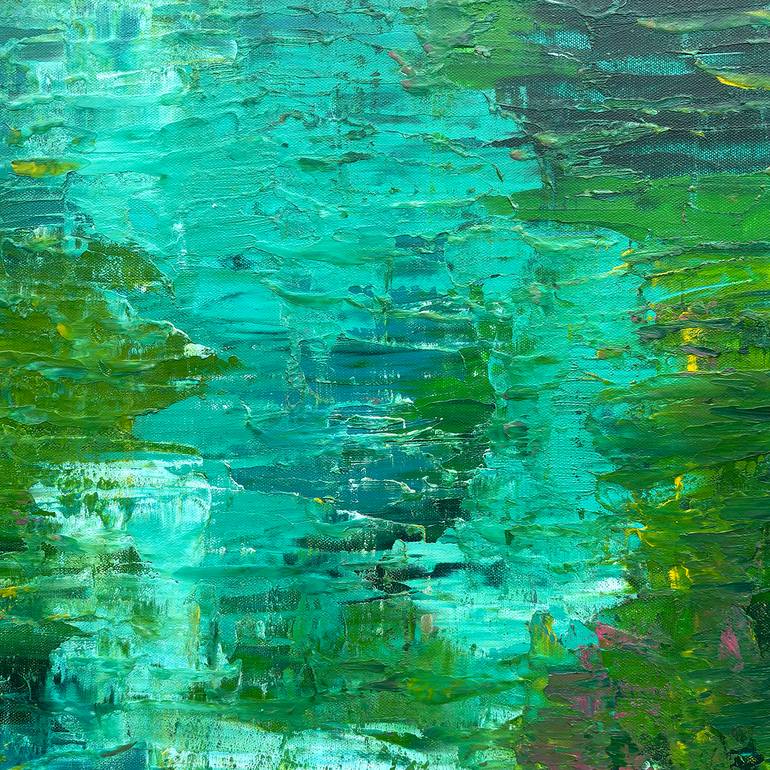Original Abstract Water Painting by Lyra Morgan