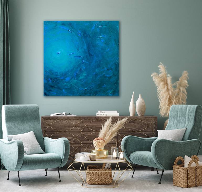 Original Abstract Water Painting by Lyra Morgan