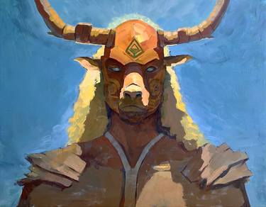 Original Figurative Fantasy Paintings by Karsten Hoop