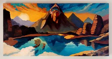 Original Realism Landscape Painting by Karsten Hoop