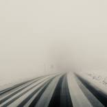 Invitation to Journey -Snowy Road in the Fog by Adrianna MJW