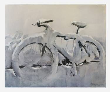 Print of Pop Art Bicycle Paintings by Igor Prokofiev
