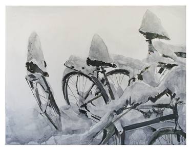 Print of Bicycle Paintings by Igor Prokofiev