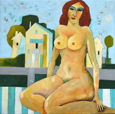 Print of Figurative Nude Paintings by Miroslav Hajnos