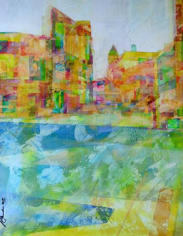 Original Abstract Places Paintings by paul edmondson