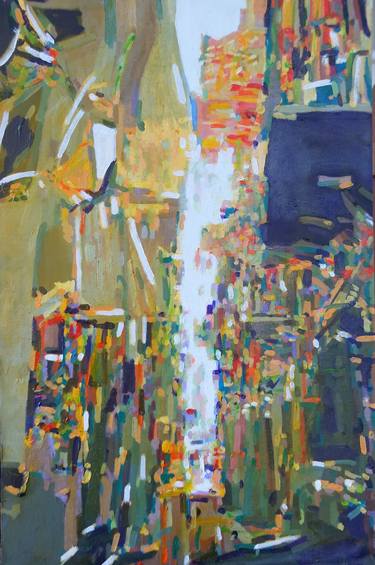 Print of Abstract Places Paintings by paul edmondson