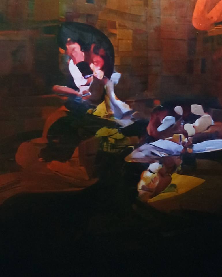 Original Expressionism Other Mixed Media by Paul Edmondson