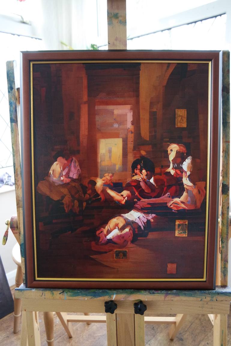 Original Baroque Architecture Mixed Media by Paul Edmondson