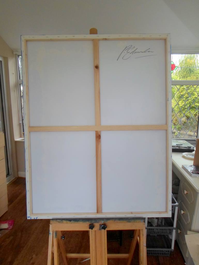 Original Abstract Expressionism Abstract Mixed Media by Paul Edmondson