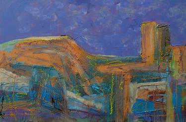 Original Abstract Landscape Paintings by paul edmondson