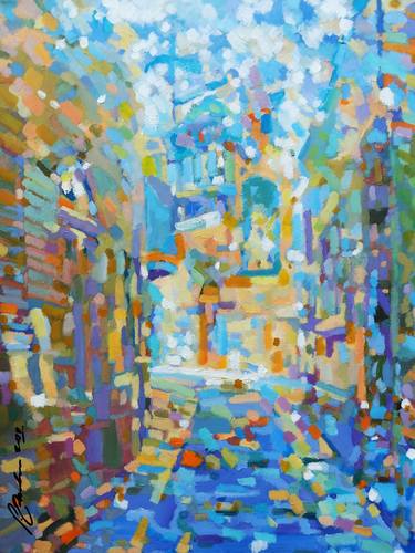 Print of Expressionism Places Paintings by paul edmondson