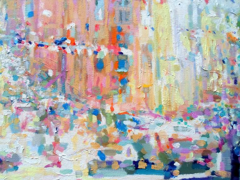 Original Abstract Outer Space Painting by Paul Edmondson