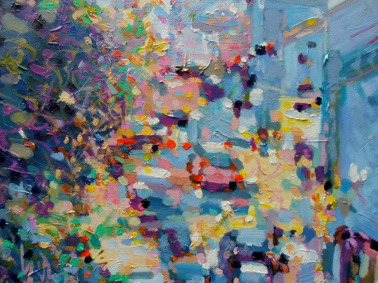 Original Abstract Outer Space Painting by Paul Edmondson