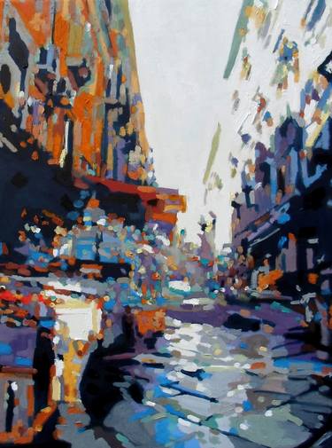 Original Impressionism Abstract Paintings by paul edmondson