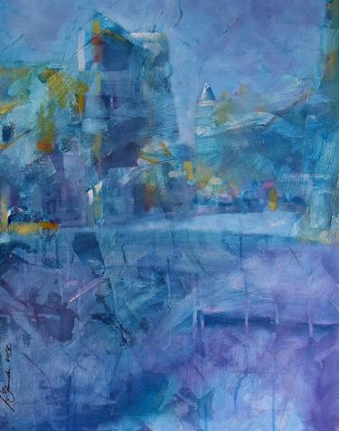 Print of Abstract Places Paintings by paul edmondson