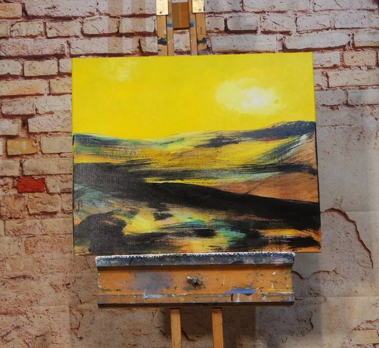 Original Abstract Landscape Painting by Paul Edmondson