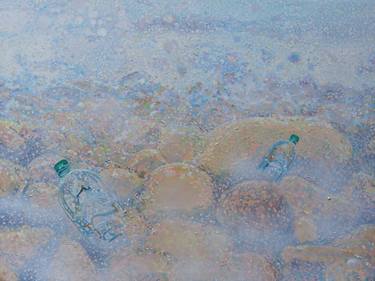 Original Expressionism Beach Paintings by paul edmondson