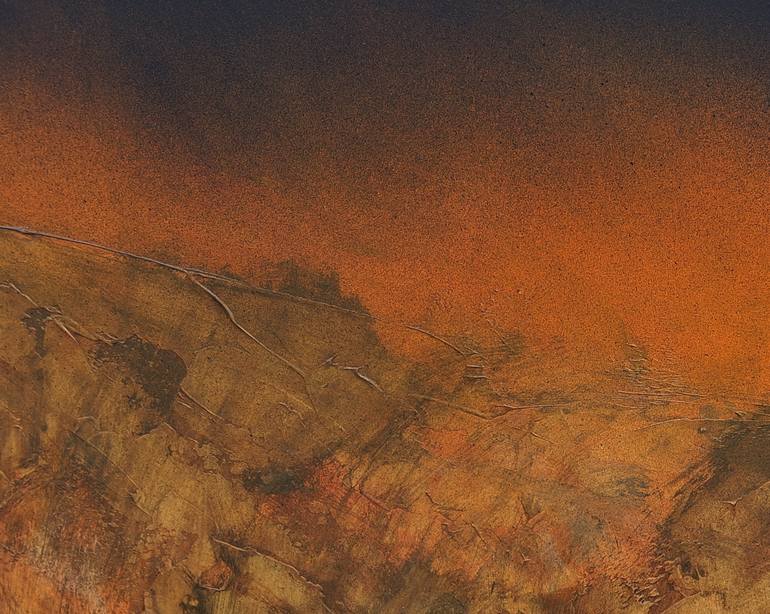 Original Abstract Landscape Painting by paul edmondson