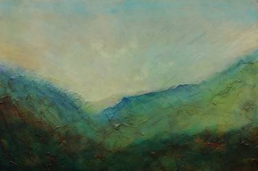 Original Expressionism Landscape Paintings by paul edmondson