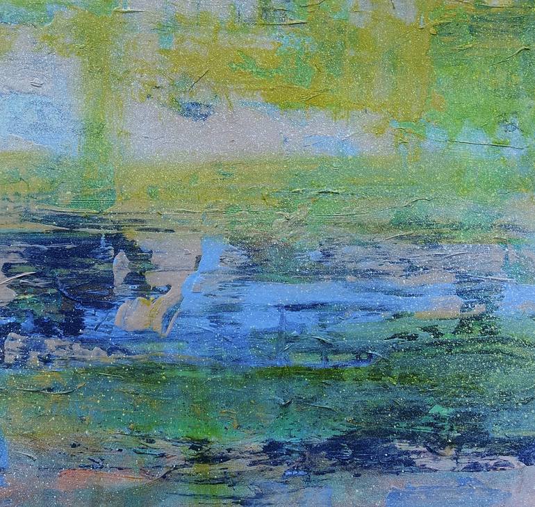 Original Impressionism Abstract Painting by paul edmondson