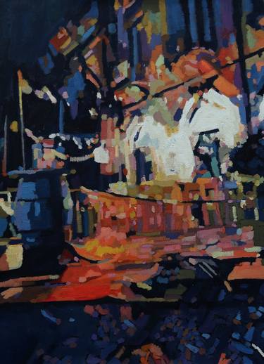 Original Abstract Places Paintings by paul edmondson
