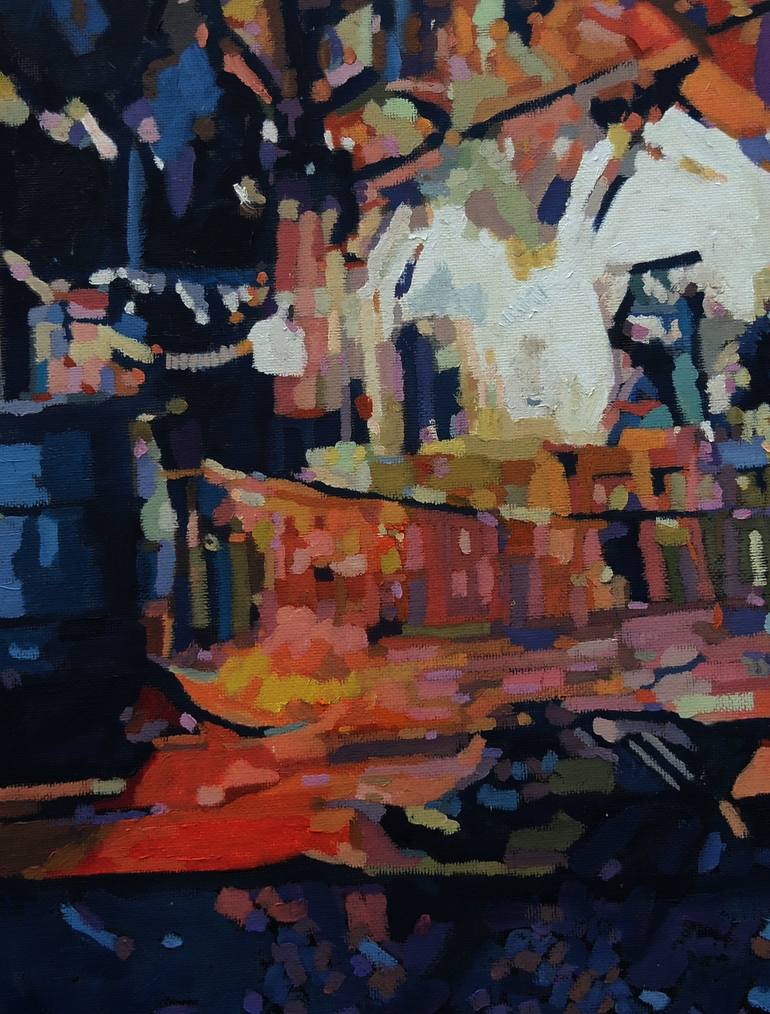 Original Abstract Places Painting by Paul Edmondson