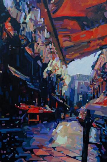 Print of Expressionism Places Paintings by paul edmondson