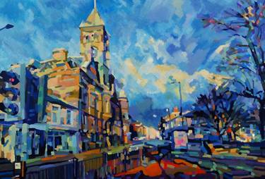 Original Fine Art Places Paintings by paul edmondson