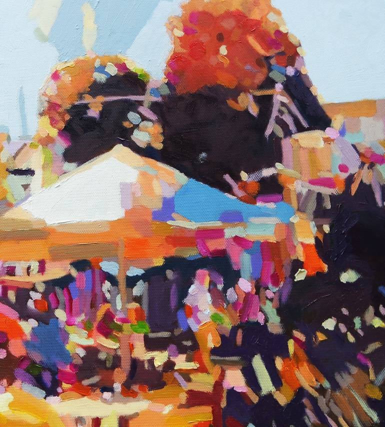 Original Abstract Places Painting by paul edmondson